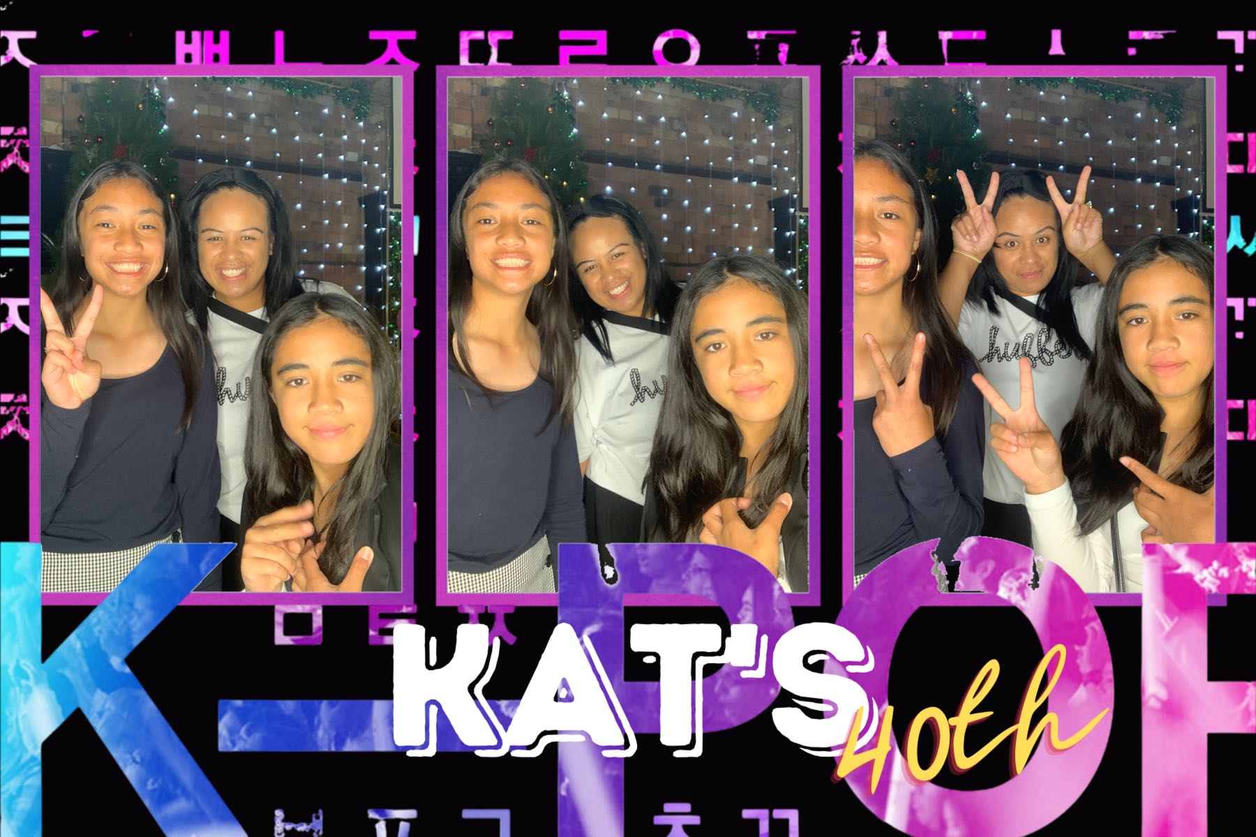 Kat's 40th | View more photos from the event at gallery.photobooth.co.nz/u/SelfieCentral/Kats-40th